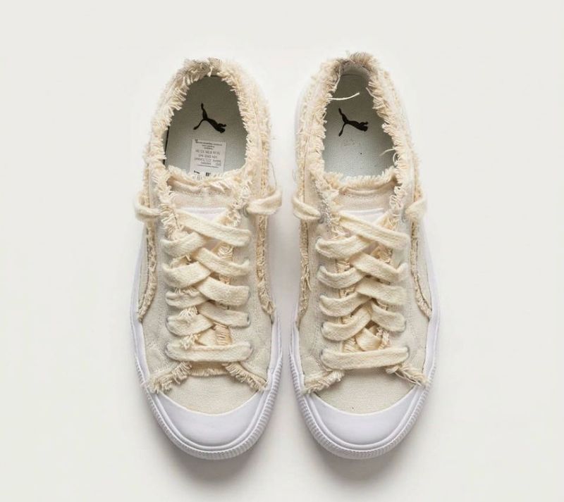 Unreleased Puma Distressed Canvas Sneakers