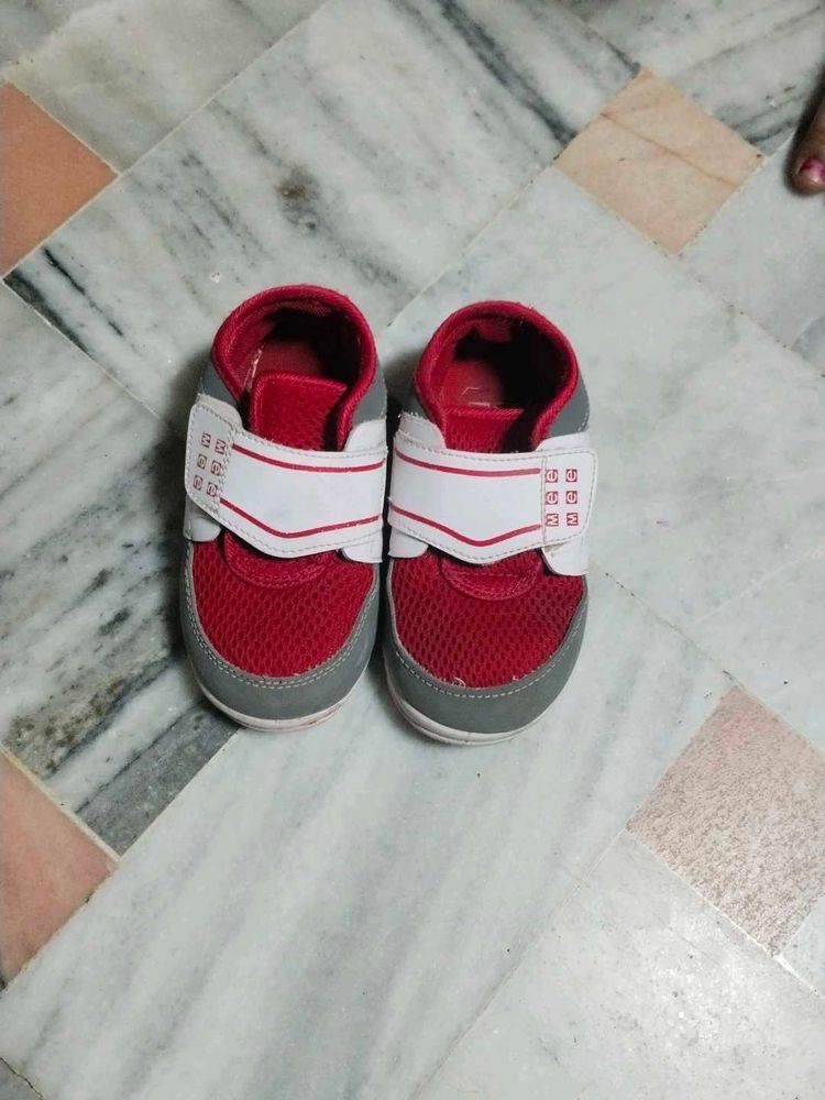Cute Red Baby Sneakers