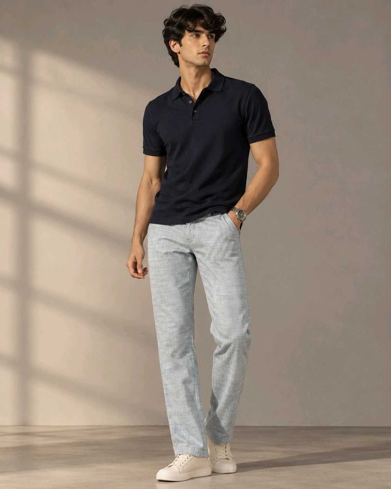 City Vibes Men's Checked Trousers