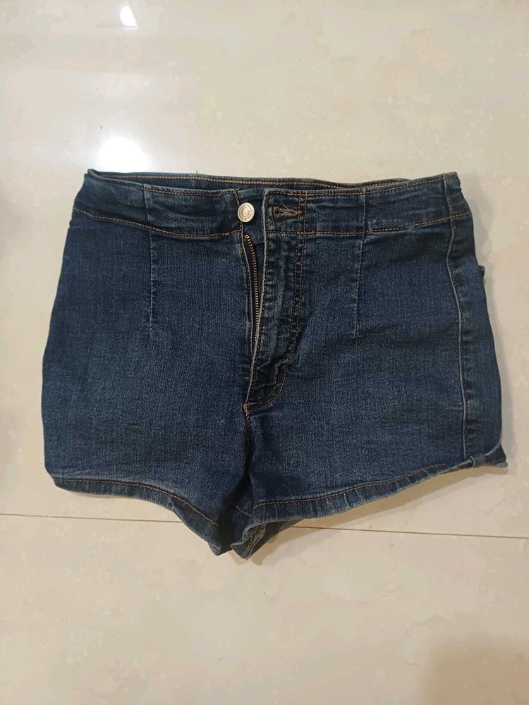 denim shorts