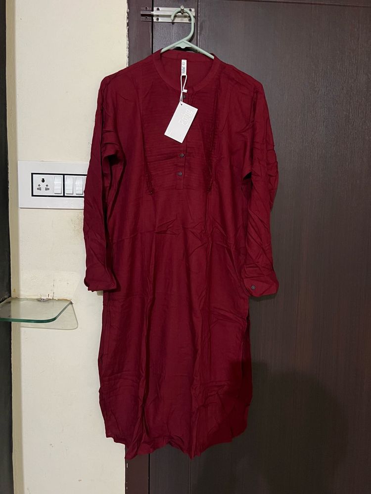Elegant Maroon Kurta