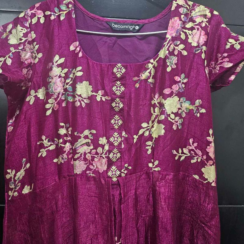 Beautiful Floral Print Kurta