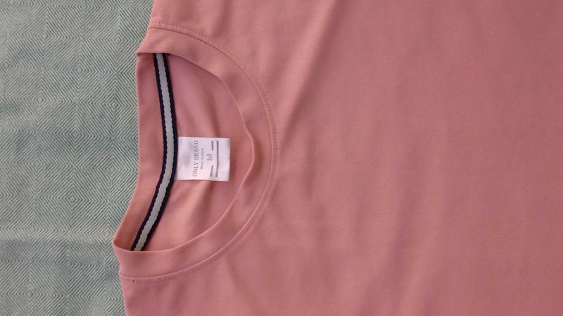 Pink Crew Neck T-Shirt
