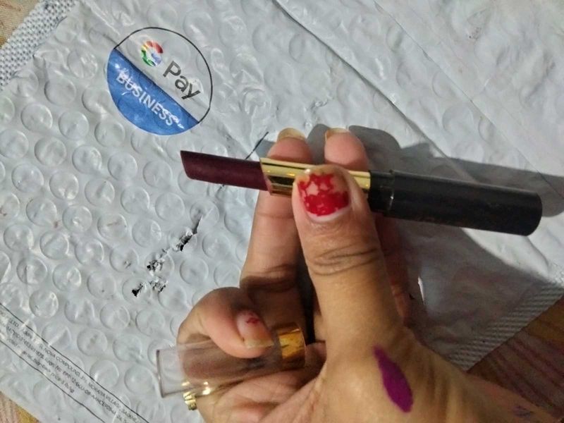 Burgundy Lipstick