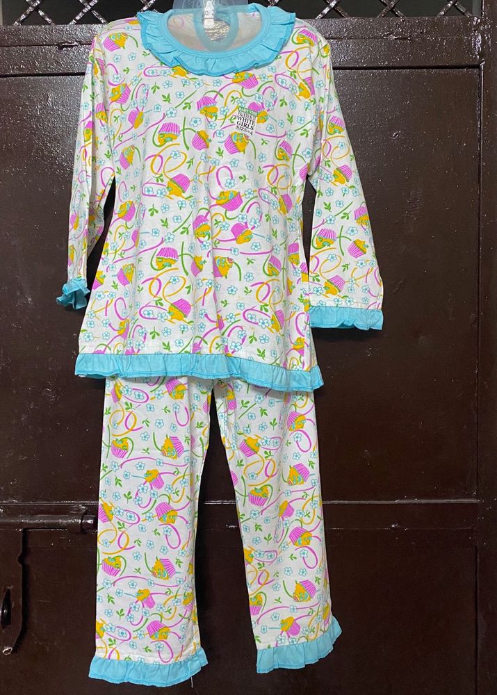 Cute Printed Pajama Set