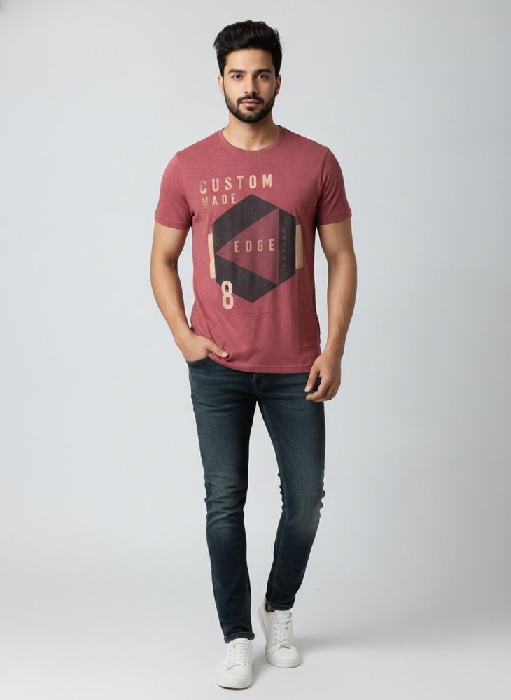 Maroon Graphic Tee