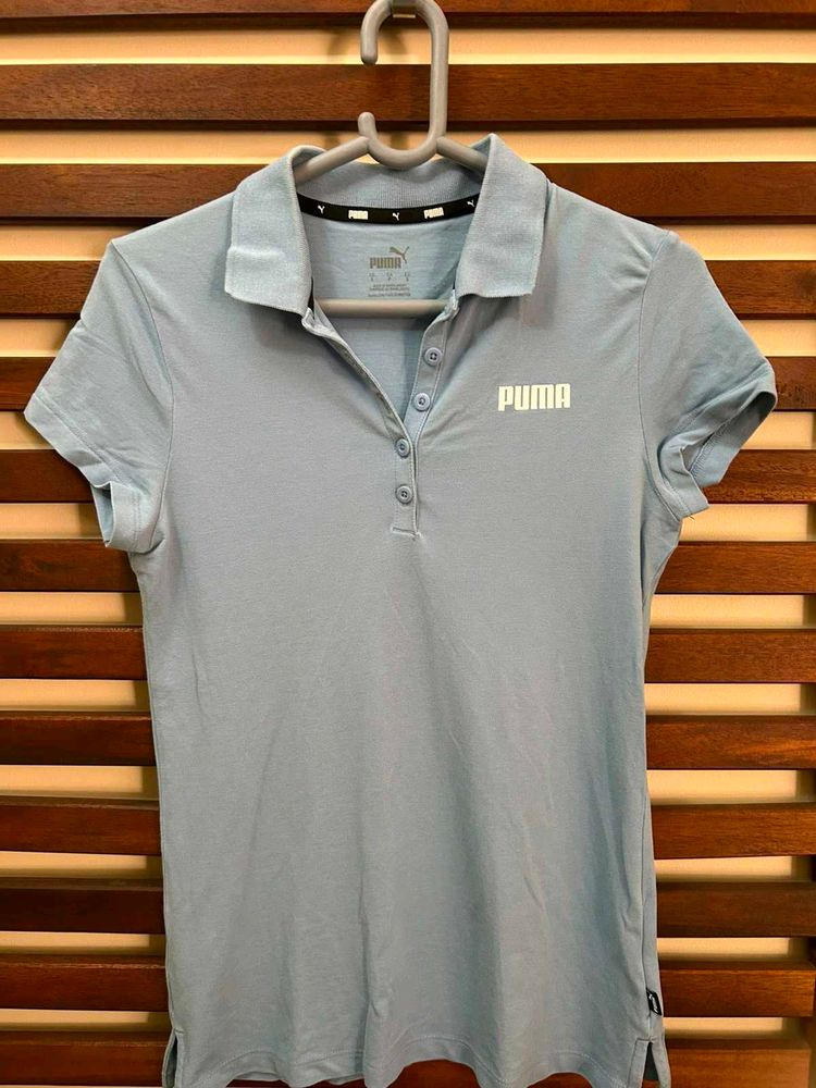 Puma Blue Polo T-Shirt