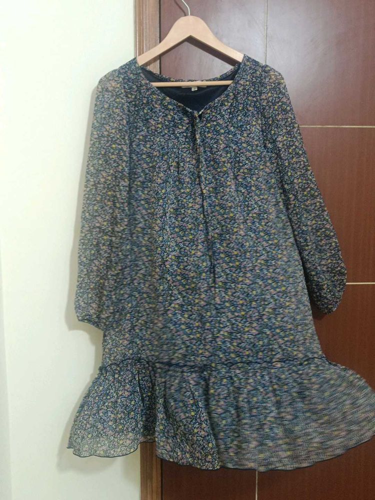 Floral Print Mini Dress
