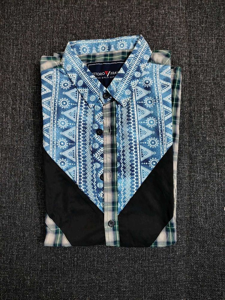 Vittorio Fratini Multi-Patterned Shirt