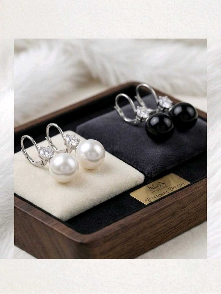Elegant Pearl Drop Earrings