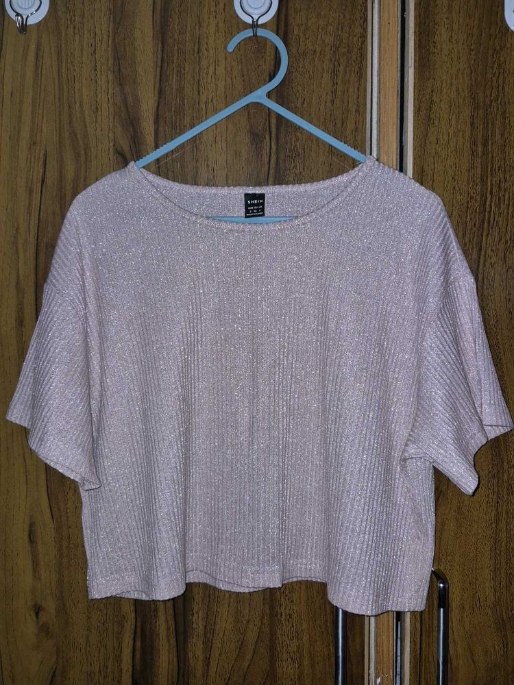 Sparkly Cropped Top