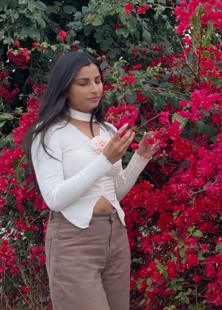 Chic White Long Sleeve Crop Top