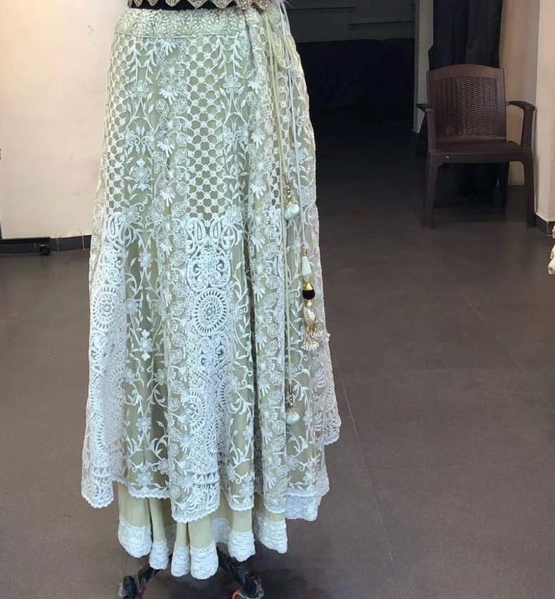 Brand New -Lukhnawi Double Layer Lehenga