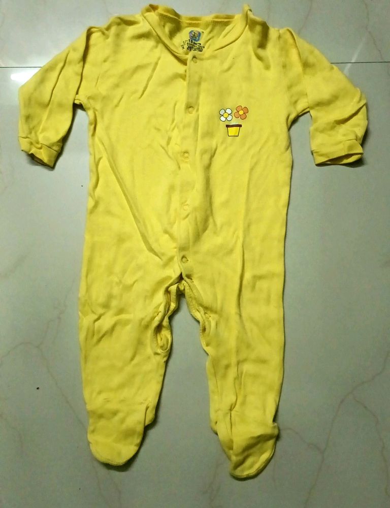 Price Drop: Yellow Footed Romper For 12-18 Months