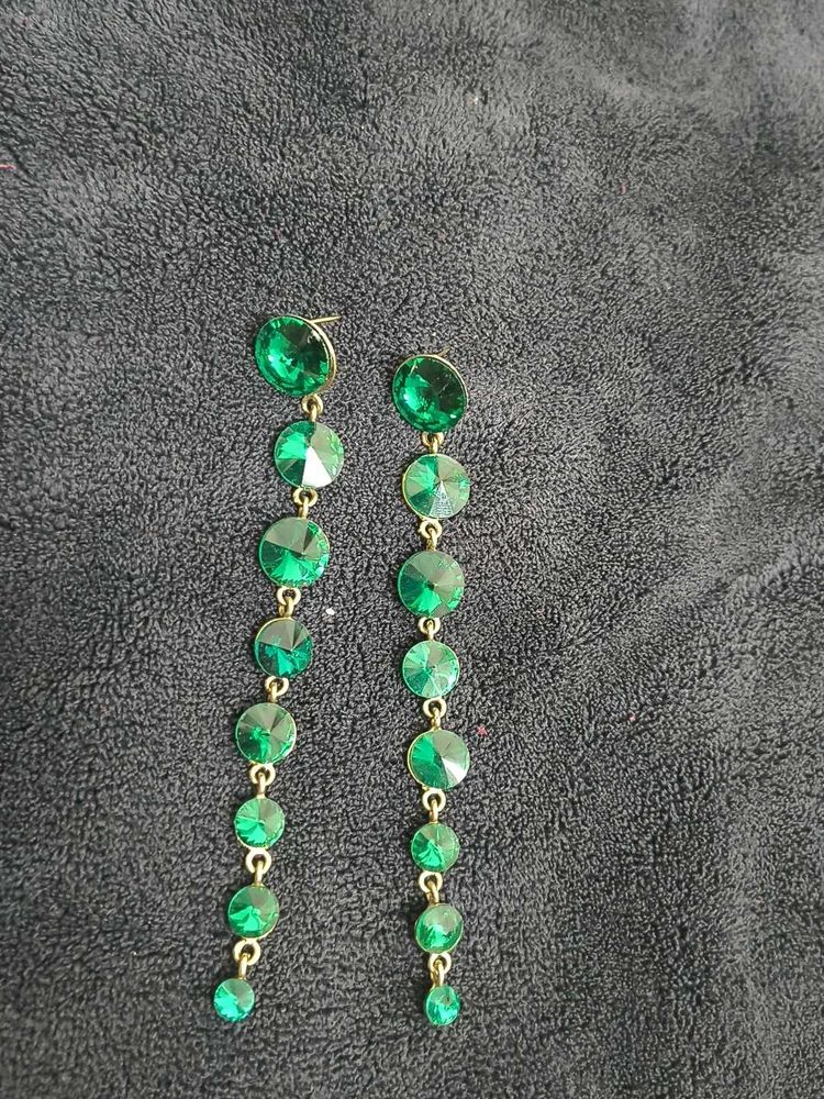 Emerald Green Earrings