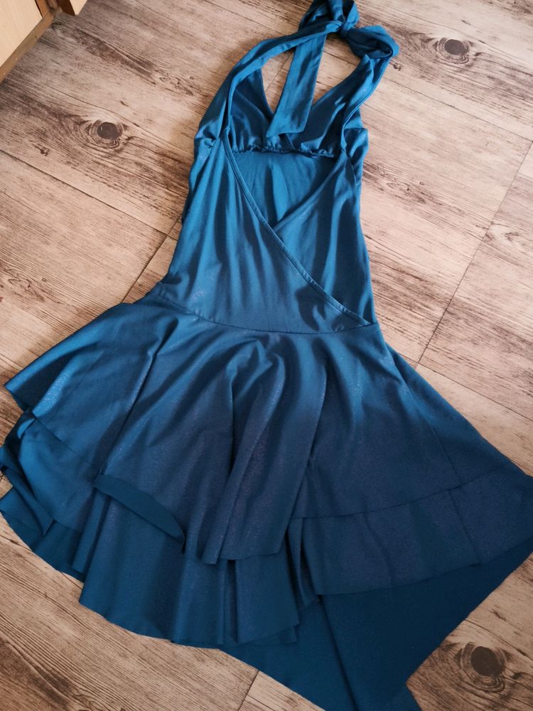 Handkerchief Skirt Halter Dress