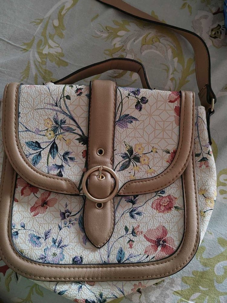 Floral Print Crossbody Bag
