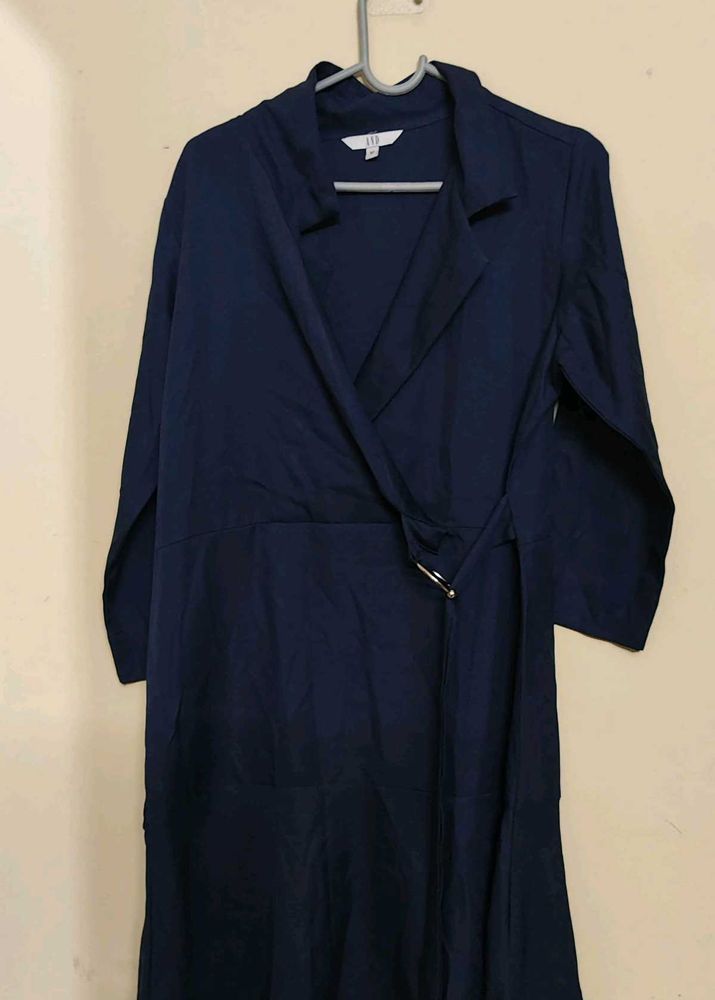 Navy Blue Shirt Dress