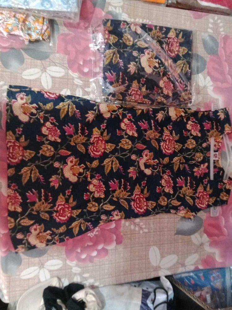 Floral Print Kurta Set ..