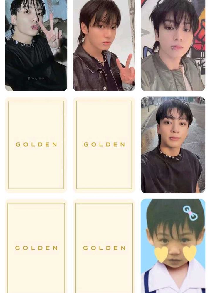 BTS laminated Photo Cards pack of 5