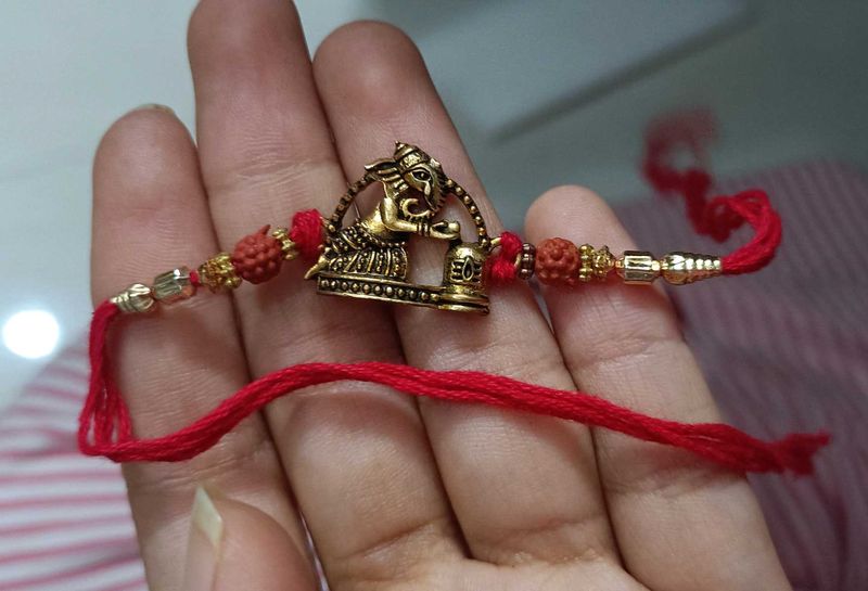 oxidised ganesh ji &amp; shivling Brooch rak