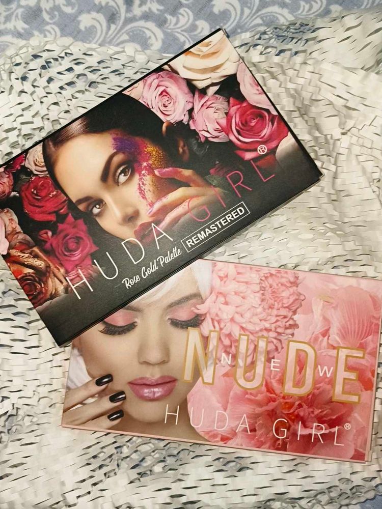 Huda Girl Rose Gold &amp; Nude Palettes