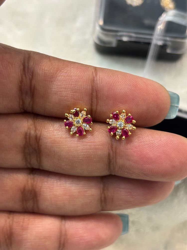 Beautiful Flower Stud Earrings