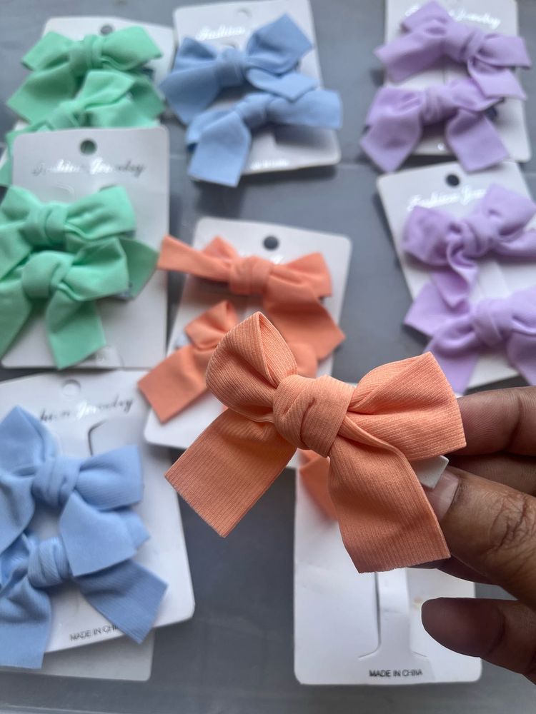 Cute Bow Hair Clips all new full 18 clip