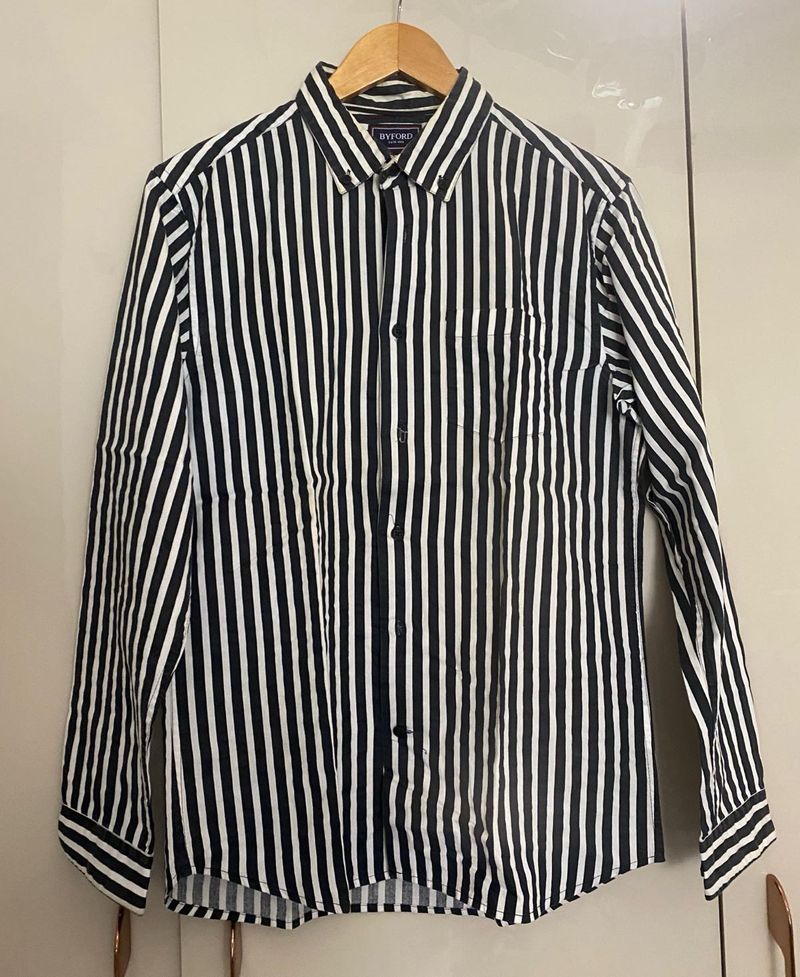 Striped Black &amp; White Shirt