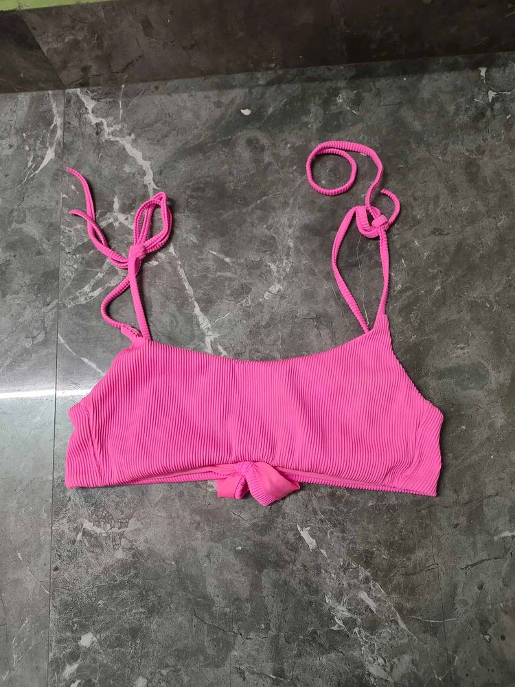 pink cute bikini top