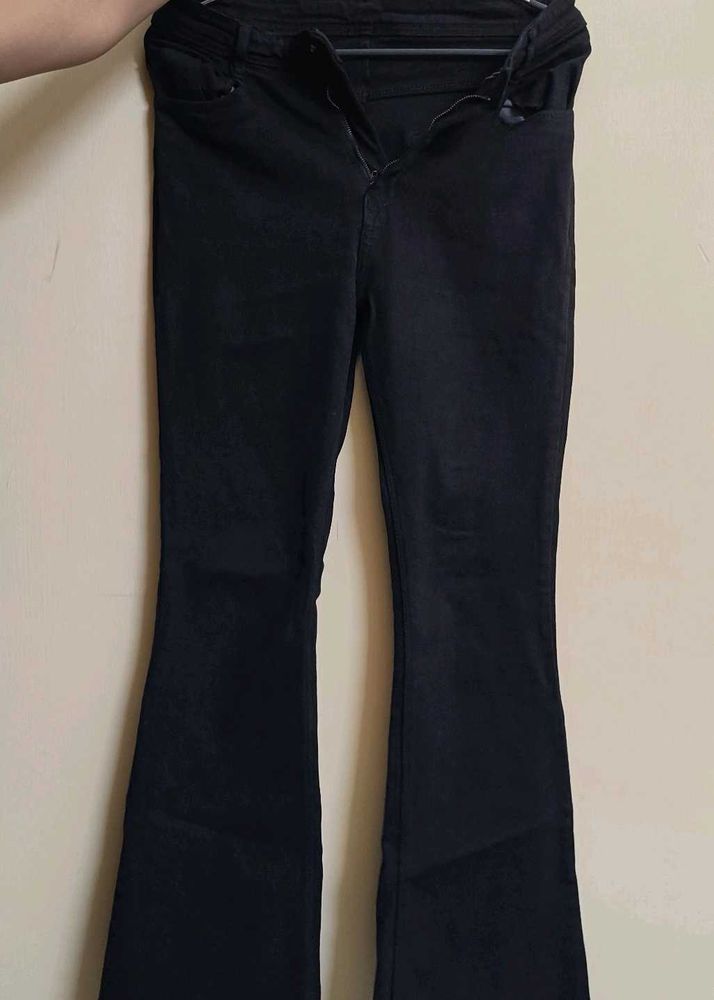 Black Flare Jeans