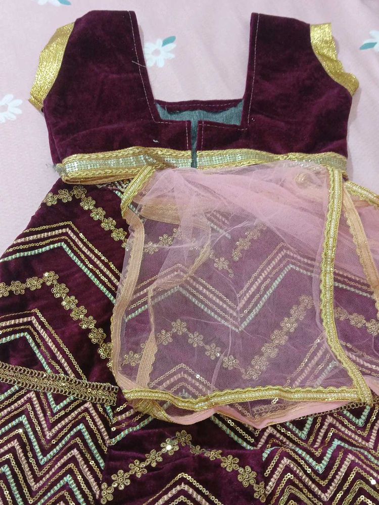 lehnga choli kids