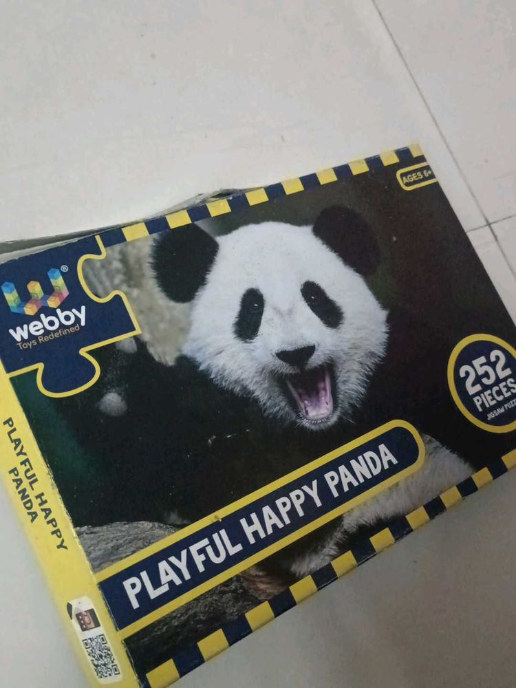 Playful Happy Panda Puzzles