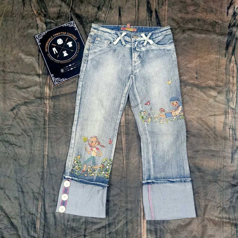 hand work jeans 😍