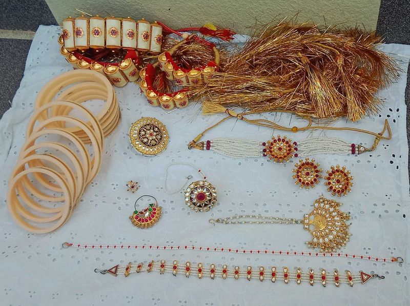 rajputi jewellery combo