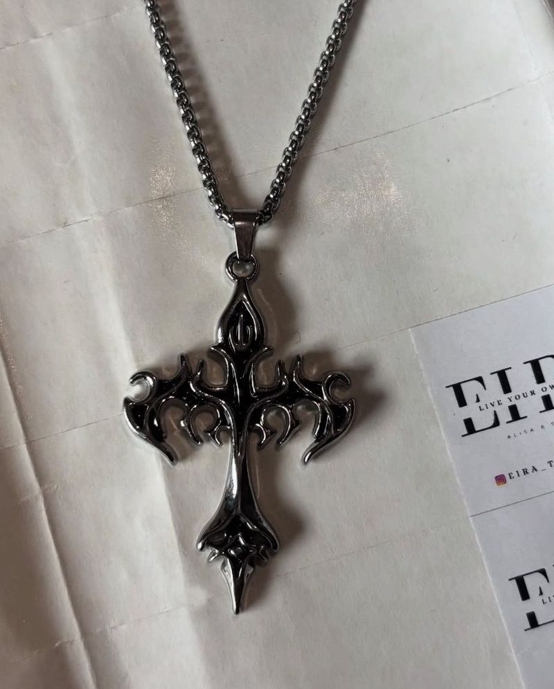 Gothic Cross Pendant Necklace