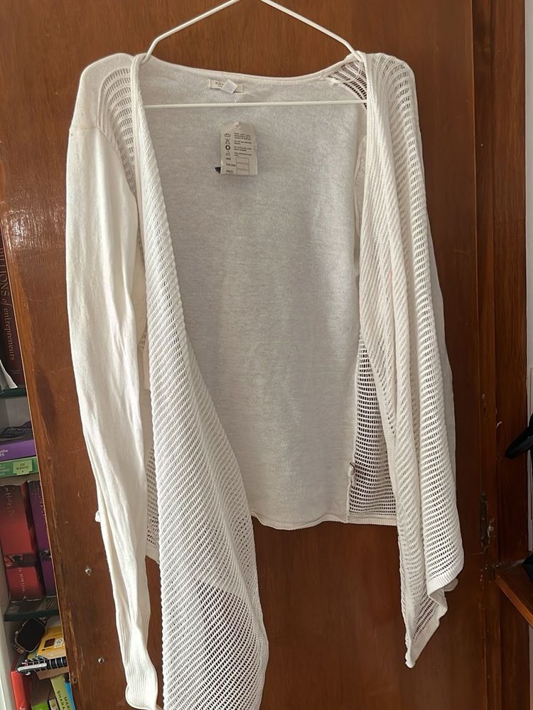 Elegant White Cardigan