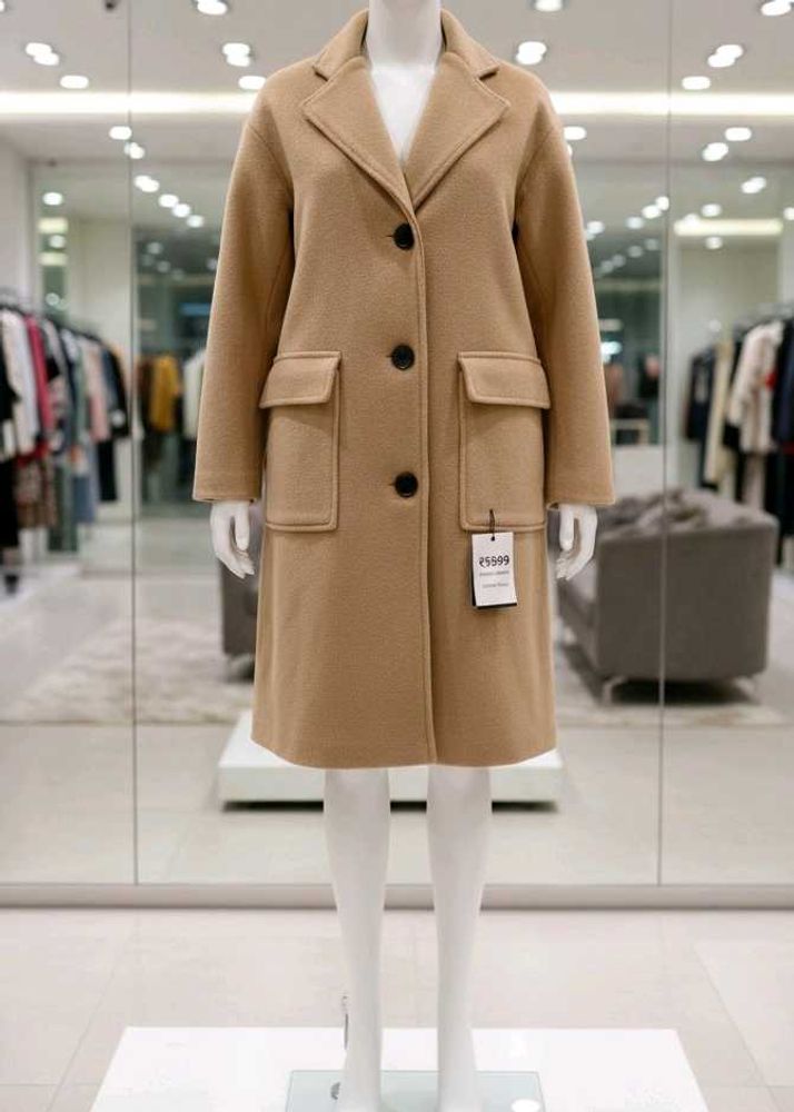 Unisex Elegant Tan Trench Coat