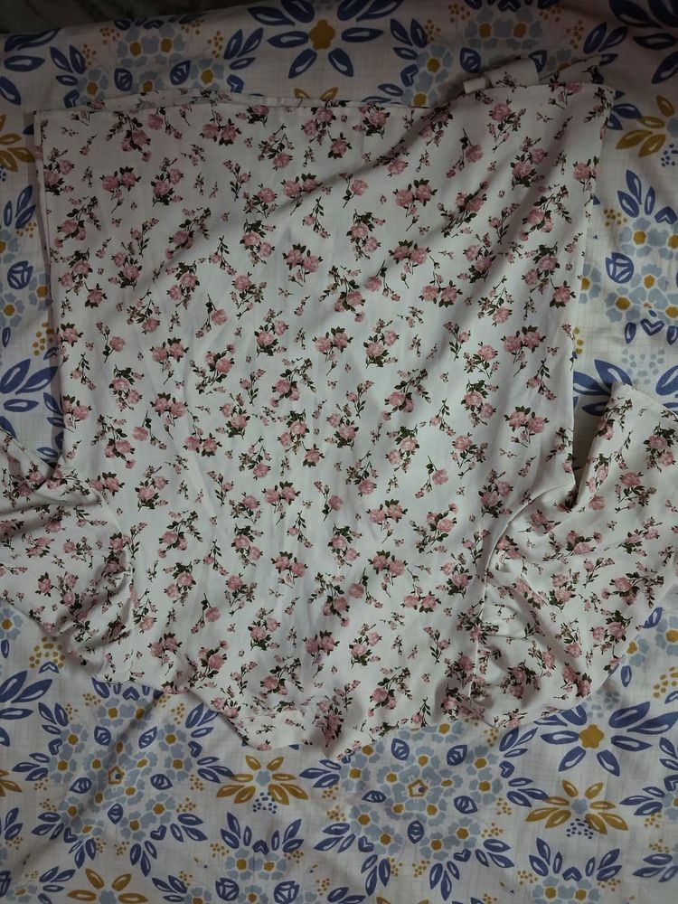Cute Floral Print Top