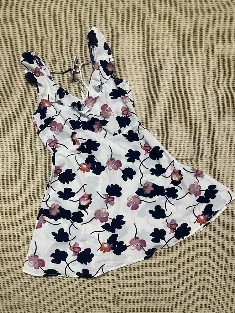 Floral Print Mini Dress