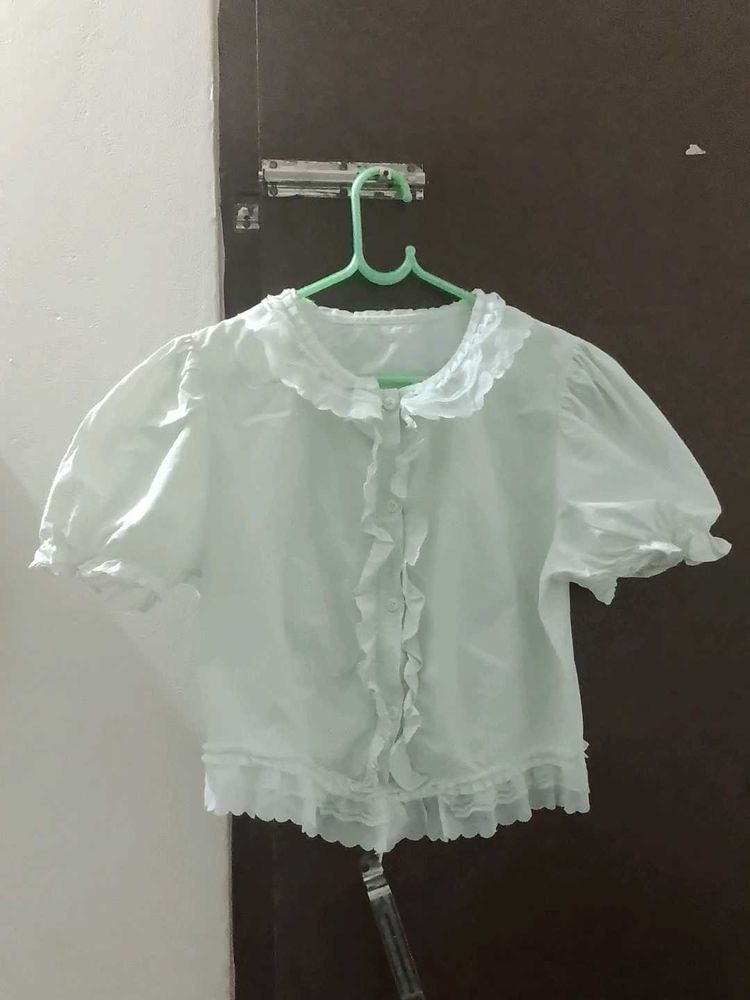 mint green top