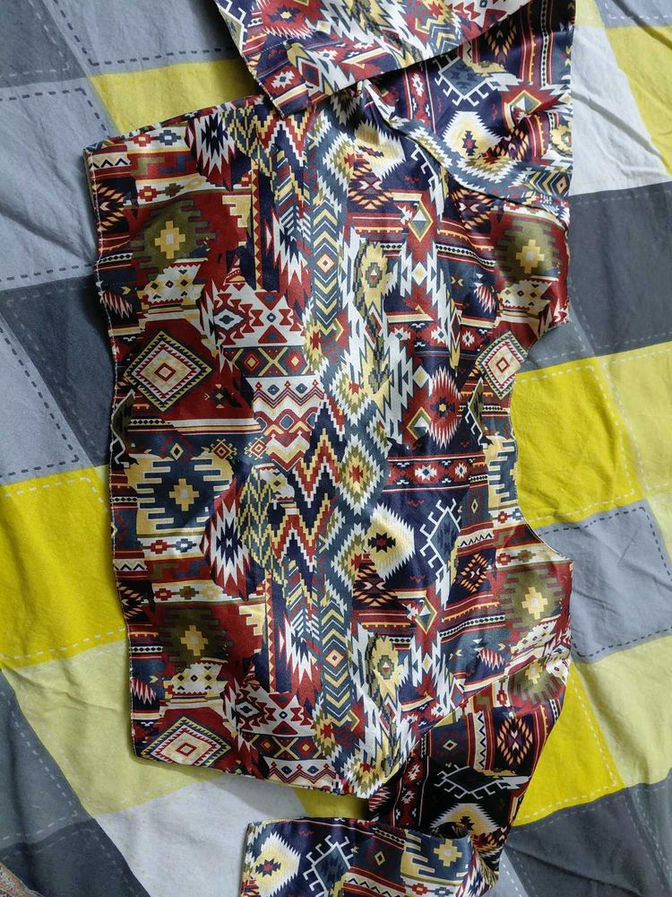 Bohemian Print Kurta Set
