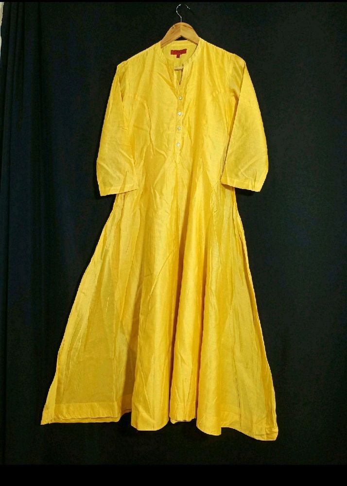 Yellow Long Kurta