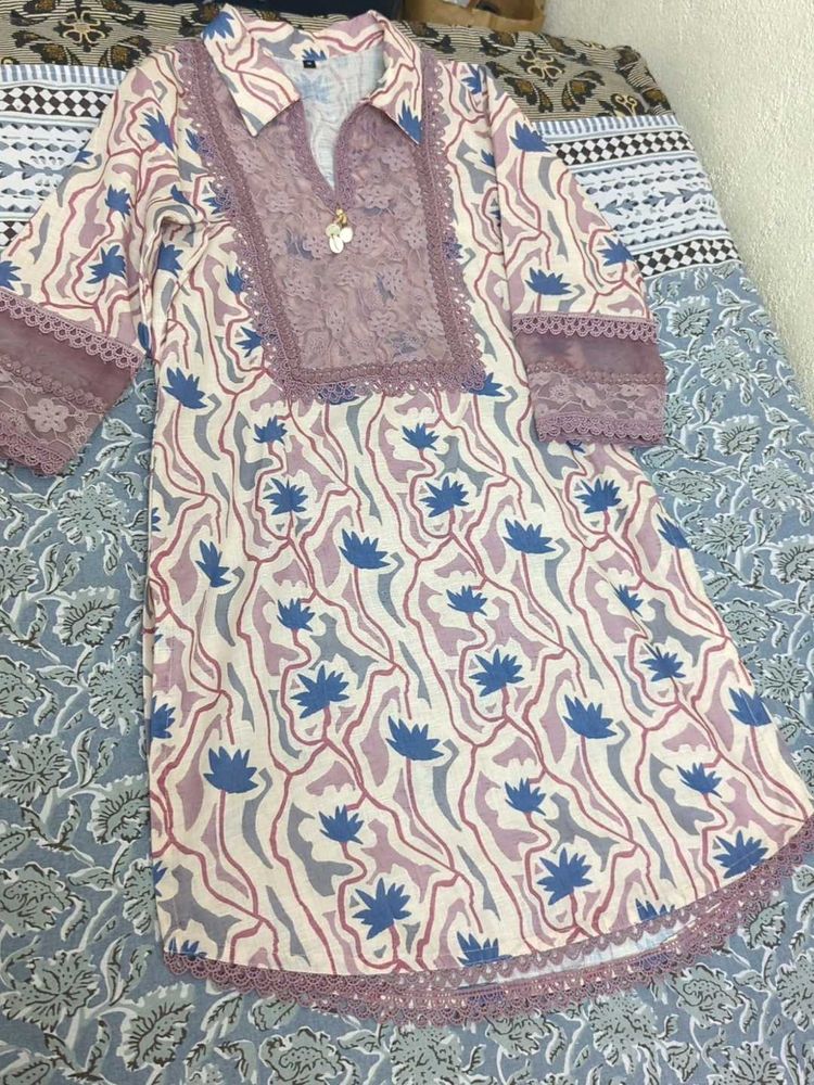 Stylish Printed Kurti Set