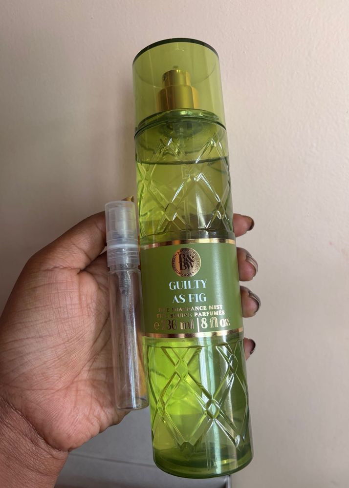 guilty as fig bath &amp; body works 10ml sample