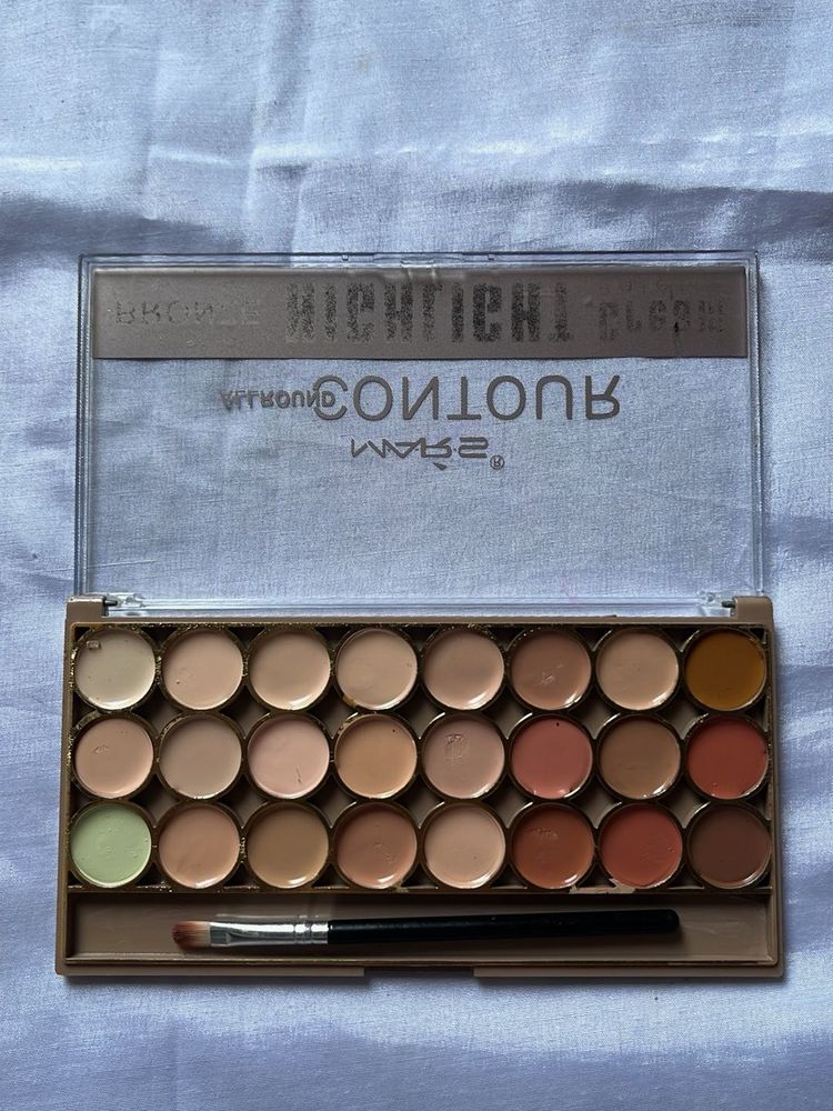 Mars All Round Contour Highlight Cream Palette