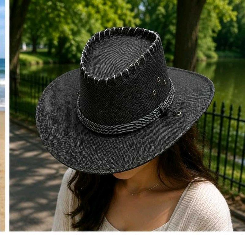 Stylish Black Cowboy Hat