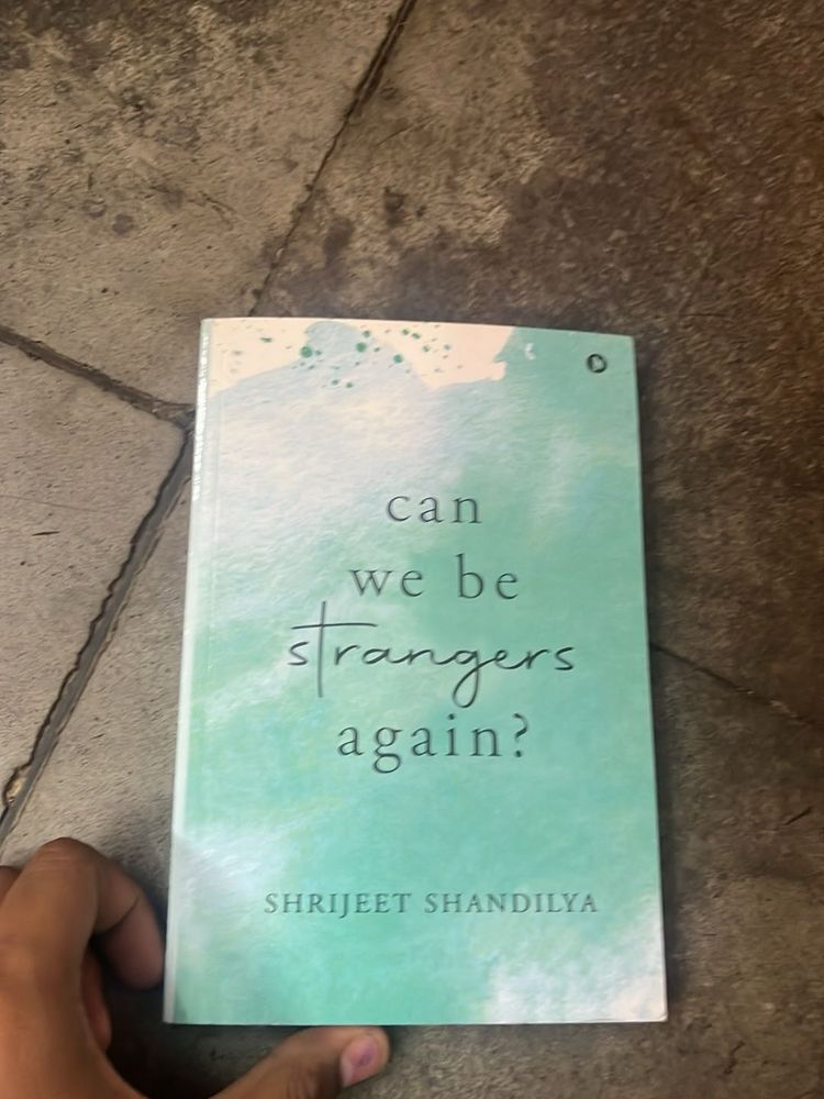 Can We Be Strangers Again? Book