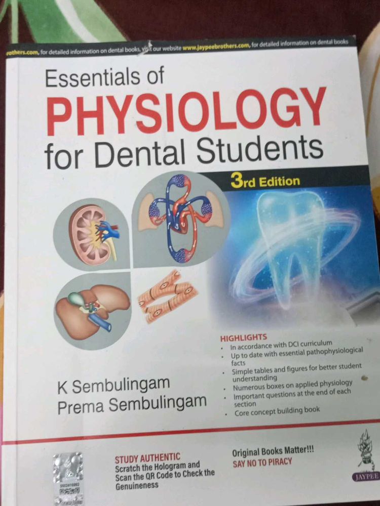 Essentials of Physiology for Dental Students