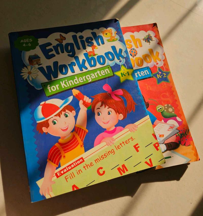 English workbook for kindergarten